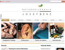 Tablet Screenshot of josefbenz.ch